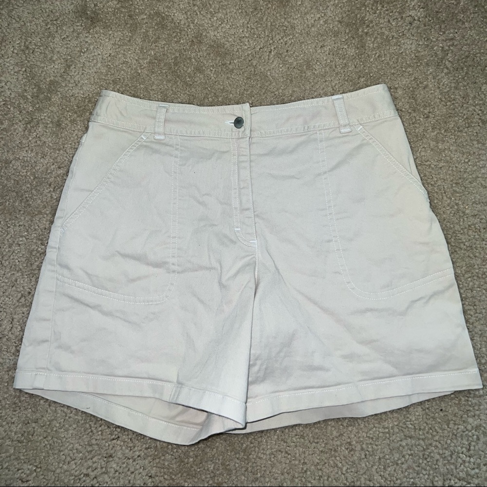 Talbots Kids White / Cream Bermuda shorts size 20 - Picture 3 of 12